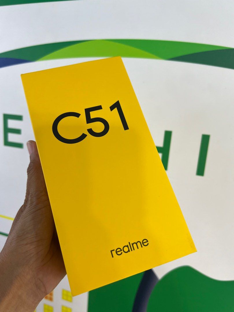 Realme C51 64gb ‘ 3g ram (Category: Realme) located in San Juan City. Submitted by AshleyandLynGeneralmerchandise (Listing ID 1299015419, Image 3). Description: We accept trade in Credit card / Home Credit Shipping Meet ups / Delivery Fb page: Ashley & Lyn.