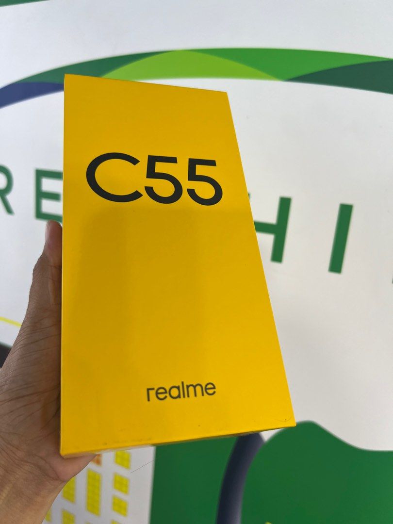 Realme C55 128gb ‘ 6g ram (Category: Realme) located in San Juan City. Submitted by AshleyandLynGeneralmerchandise (Listing ID 1299014792, Image 3). Description: We accept trade in Credit card / Home Credit Shipping Meet ups / Delivery Fb page: Ashley & Lyn.