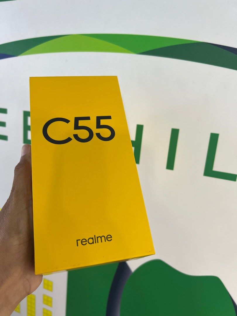 Realme C55 128gb ‘ 6g ram (Category: Realme) located in San Juan City. Submitted by AshleyandLynGeneralmerchandise (Listing ID 1299014792, Image 2). Description: We accept trade in Credit card / Home Credit Shipping Meet ups / Delivery Fb page: Ashley & Lyn.