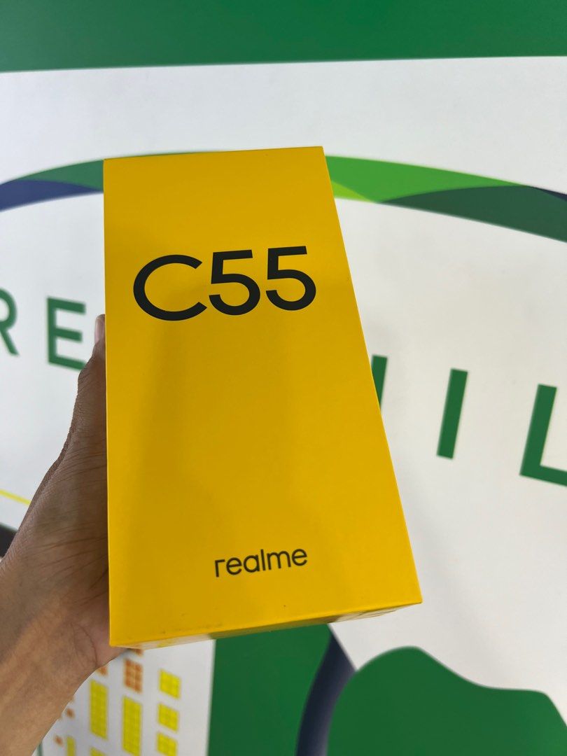 Realme C55 128gb ‘ 6g ram (Category: Realme) located in San Juan City. Submitted by AshleyandLynGeneralmerchandise (Listing ID 1299014792, Image 1). Description: We accept trade in Credit card / Home Credit Shipping Meet ups / Delivery Fb page: Ashley & Lyn.