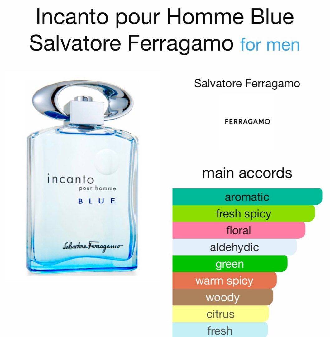 incanto pour homme blue