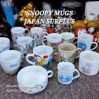 SNOOPY MUGS • SOLD PER PIECE • JAPAN SURPLUS
