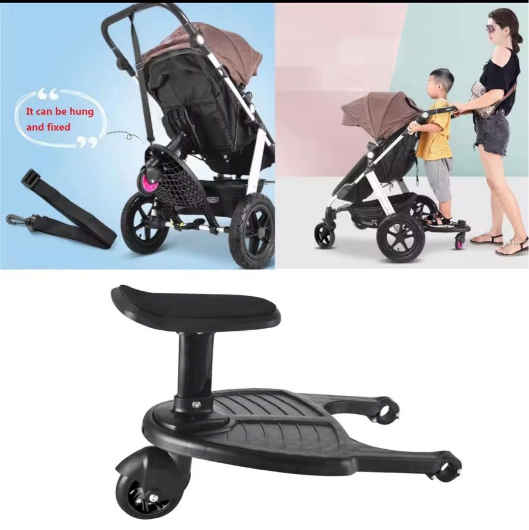 Stroller extension seat outlet