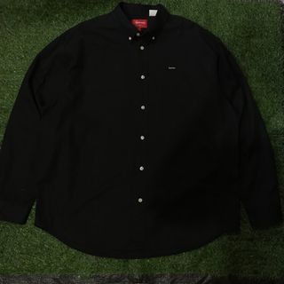 Supreme Loose Fit Oxford Shirt “BLACK”