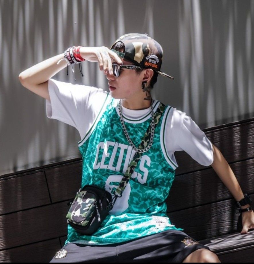 BAPE × MITCHELL&NESS CELTICS ABC JERSEY-