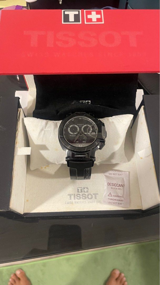Tissot T Race Black Dial battery Men s Fashion Watches Accessories Watches on Carousell