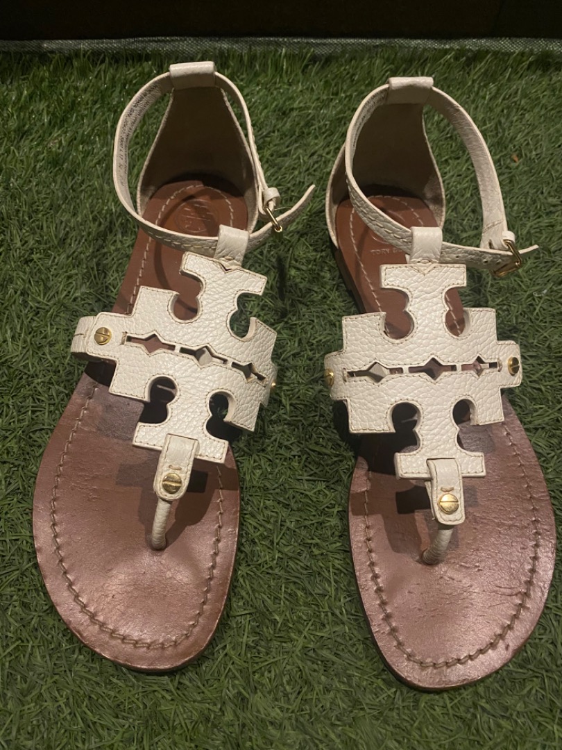 Phoebe flat thong sandal tory burch top