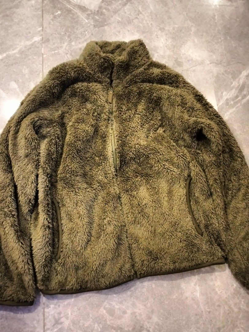 Uniqlo furry jacket 2025