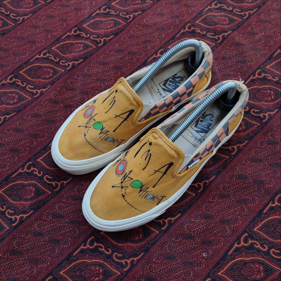 vans x ralph steadman slip on og i m a gonzovationist