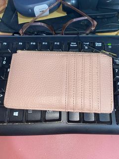 Vegan leather minimalist wallet rose brown herschel card wallet