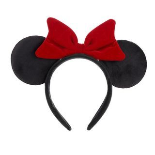 Velvet Mickey Minnie Mouse Headband