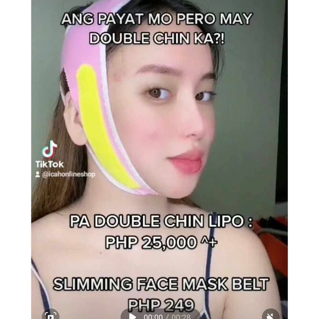 VENTILATED SLIMMING FACE MASK BELT (Category: Face Care) located in Bocaue. Submitted by matchaaa__ (Listing ID 1299081684, Image 1). Description: - Brandnew - Bought at ₱249.