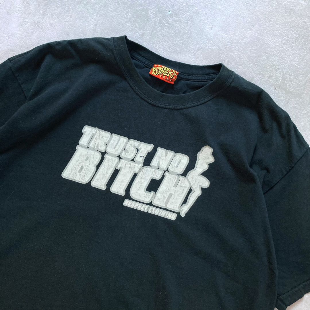 Vintage Trust no bitch statement T-shirt (Category: Tshirts & Polo Shirts ) located in Las Pinas. Submitted by hdn.rck (Listing ID 1298993249, Image 3). Description: Dimensions: Height or body length - 29.5 inches Width or pit to pit - 23.5 inches.