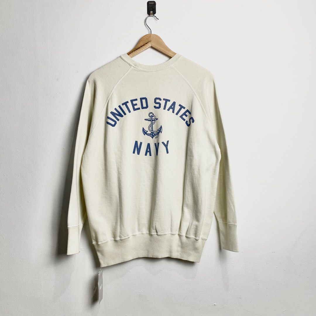 Warehouse & Co. / 2nd HAND CREW SWEATSHIRT, Men's Fashion, Coats