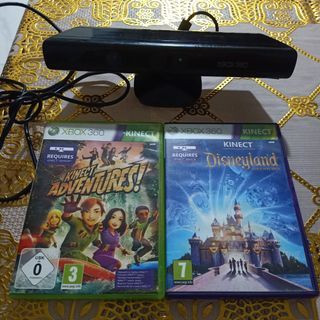 Xbox 360 kinect with games