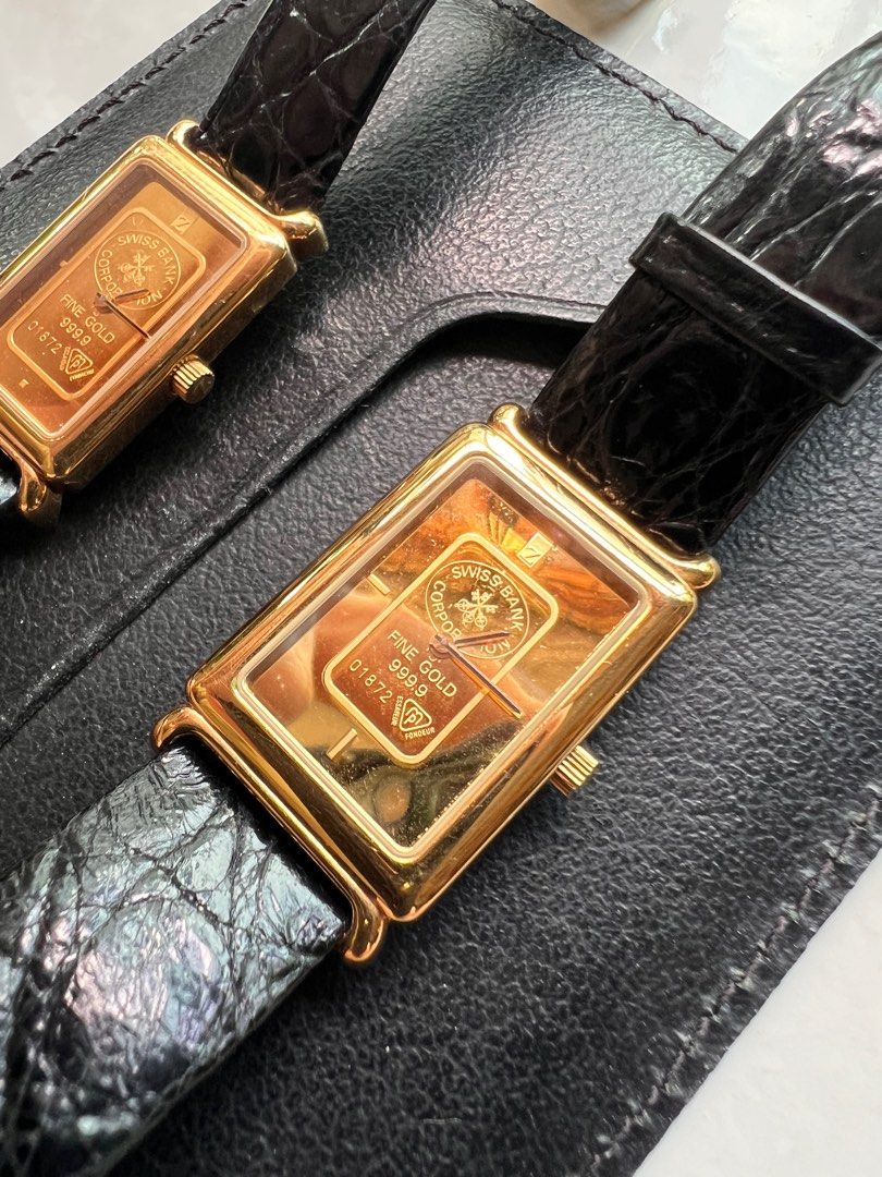 Zitura gold watch couple set Luxury Watches on Carousell