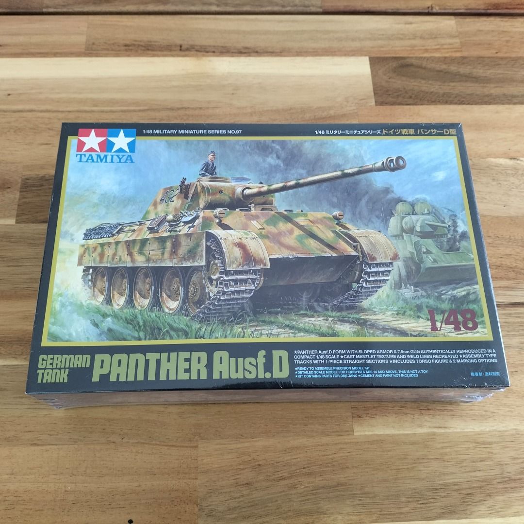German Tank PANTHER Ausf.D, 1:48, 001/32597 - Plastikové modely a