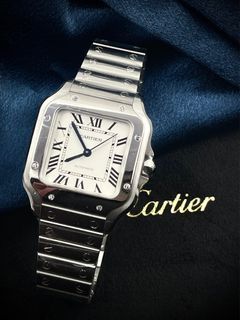 '21 Cartier Santos De Cartier Medium WSSA0029 2302 Automatic Steel