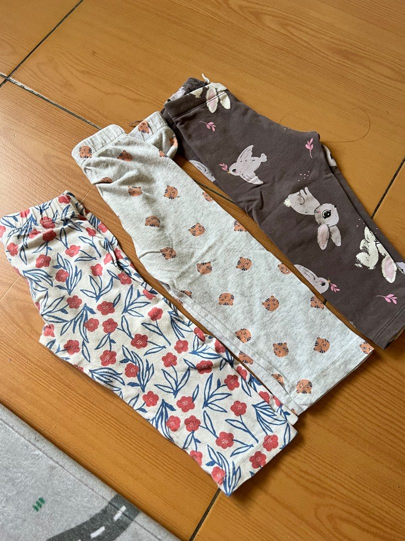3 pcs pajama leggings 9-12 months (Category: Babies & Kids Fashion) located in Quezon City. Submitted by fayebree (Listing ID 1296245941, Image 3). Description: .
