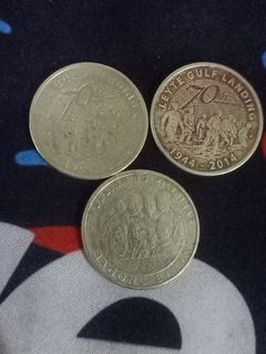 3pcs 5pesos commemorative coin