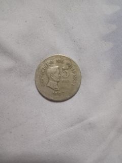 5 peso coin year 1997 no mint mark