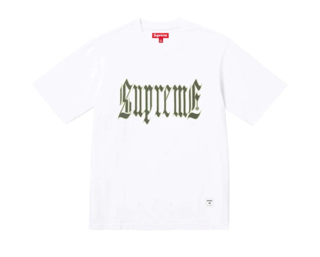 7 Supreme Old English S S Top tee small box logo wtaps human made tshirt t shirt t