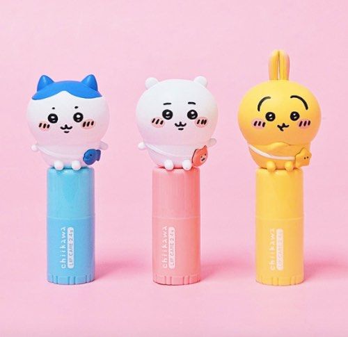 韓國限定Chiikawa 造型潤唇膏, 興趣及遊戲, 玩具& 遊戲類- Carousell