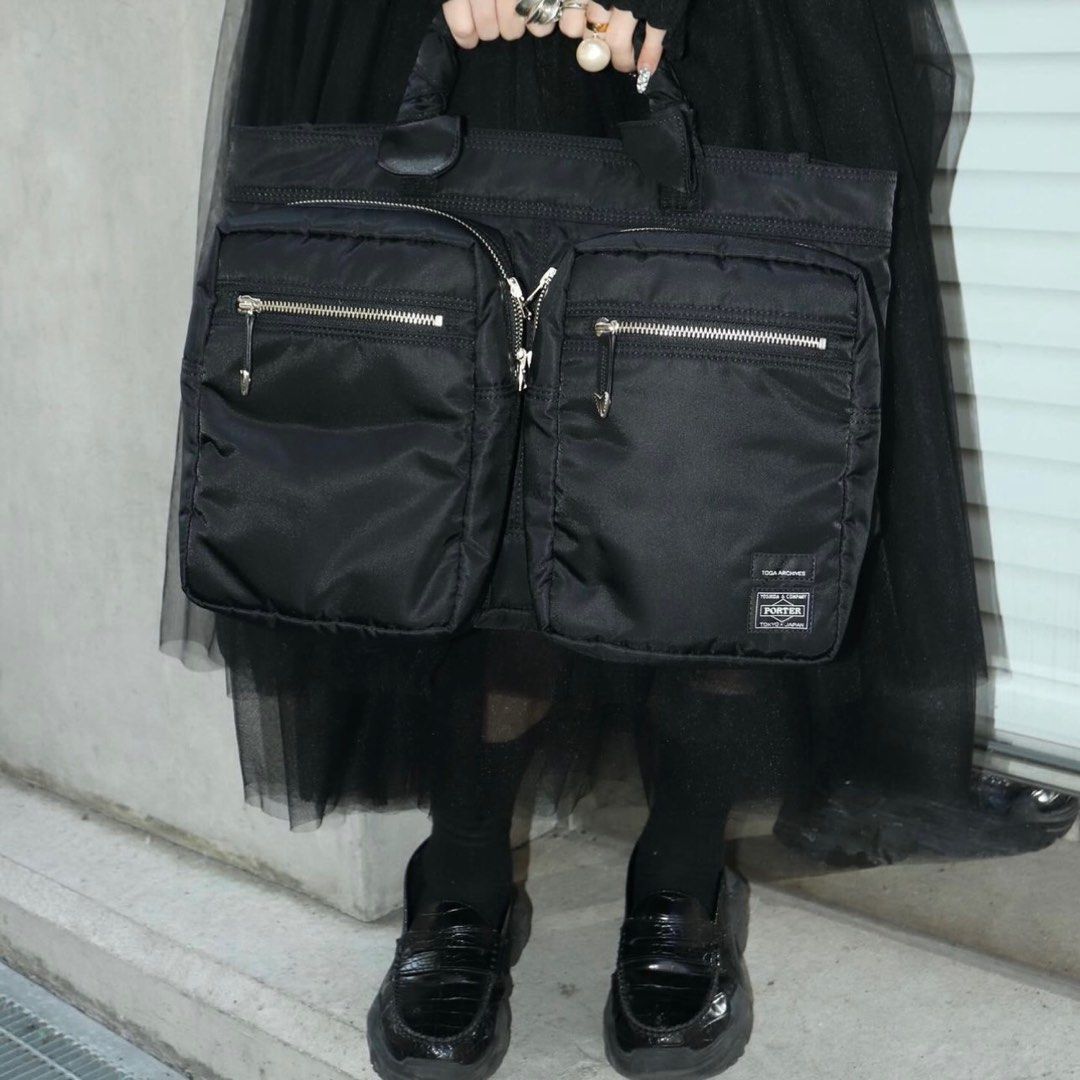 TOGA x Porter Tote Bag 電腦袋 Black 第6次Crossover 黑色現貨 綠色訂貨