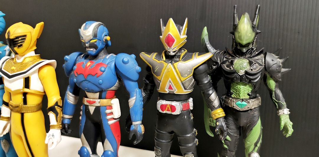 Action Figures (Kamen Rider, Sazer X, Power Ranger, Justirisers), Toys ...