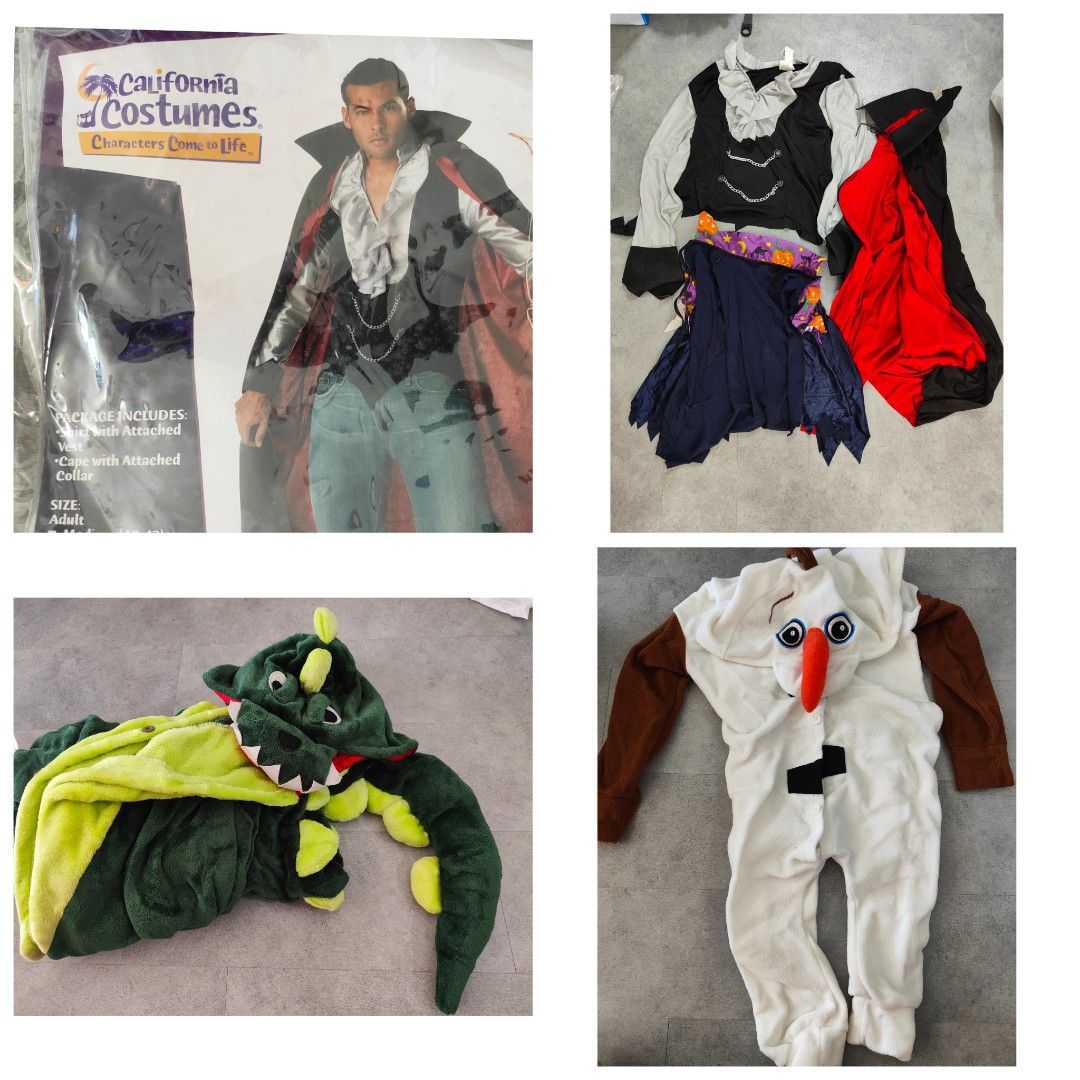 Adult Costumes Sale Dracula Dinosaur Godzilla Disney Frozen Oluf