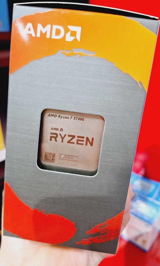 AMD Ryzen 7 5700G 3.8GHz 8 Core 16 Threads Processor With Radeon Graphics (Category: Computer Parts) located in Makati City. Submitted by slaccessoriesshop (Listing ID 1296256441, Image 2). Description: AMD Ryzen 7 5700G 3.8GHz 8 Core 16 Threads Processor With Radeon Graphics ✅ ORDER NOW ‼️ ✅ SAME DAY DELIVERY ✅ We issue SALES INVOICE & Warranty Receipt ✅ We Accept BULK ORDERS ✅ ORIGINAL / BRAND NEW/ SEALED ✅ 7 days replacement for factory defect