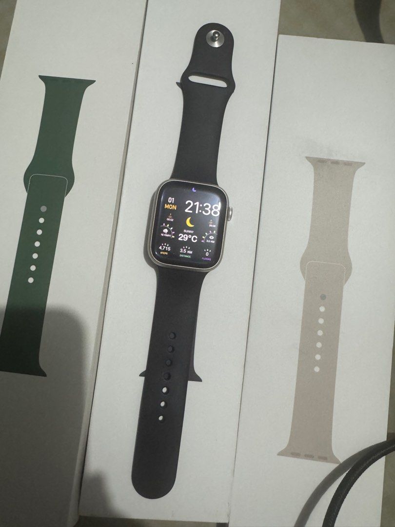 Apple Watch Series 8 45mm (Category: Wearables & Smart Watches) located in Makati City. Submitted by hearts0214 (Listing ID 1296348629, Image 1). Description: .