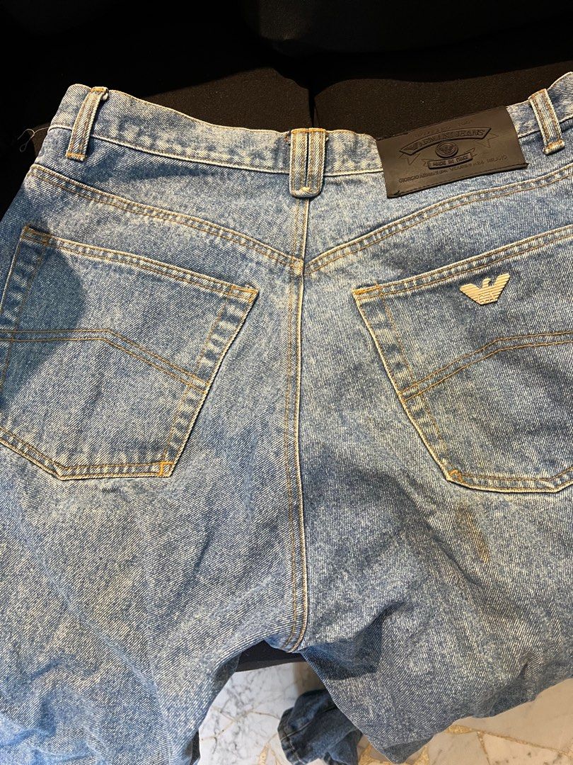 Armani jeans size 32 Men s Fashion Bottoms Jeans on Carousell