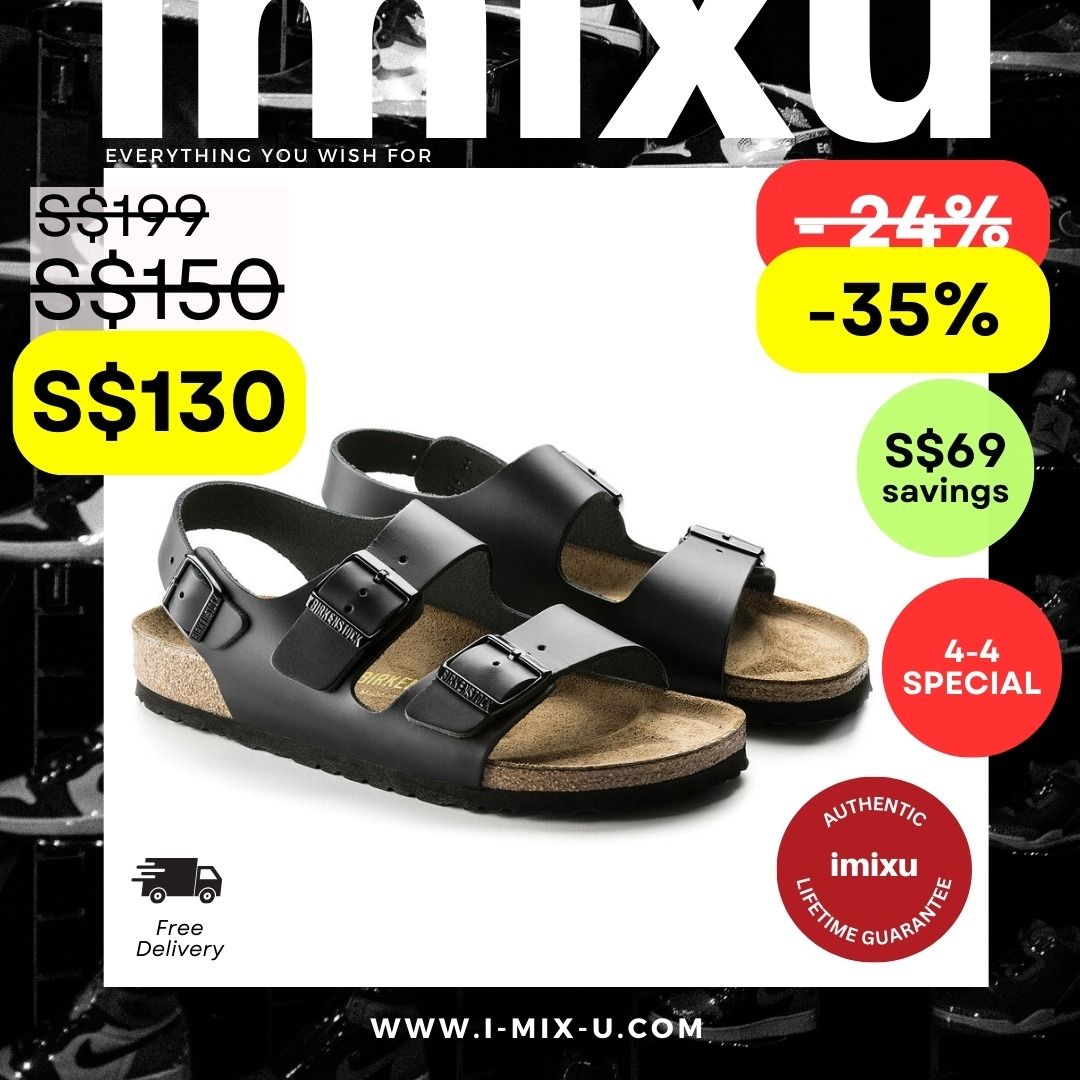 milano natural leather black