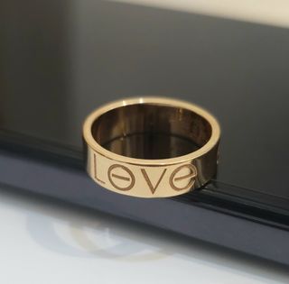Authentic Cartier LOVE Band Ring