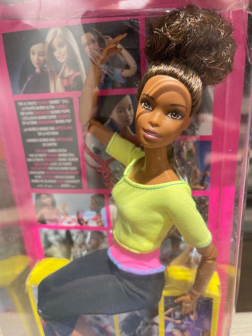 Yellow top made to move barbie cheap