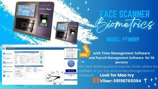 Biometrics/Bundy clock Time Recorder/Laminator/Face scanner/ Time Stamp