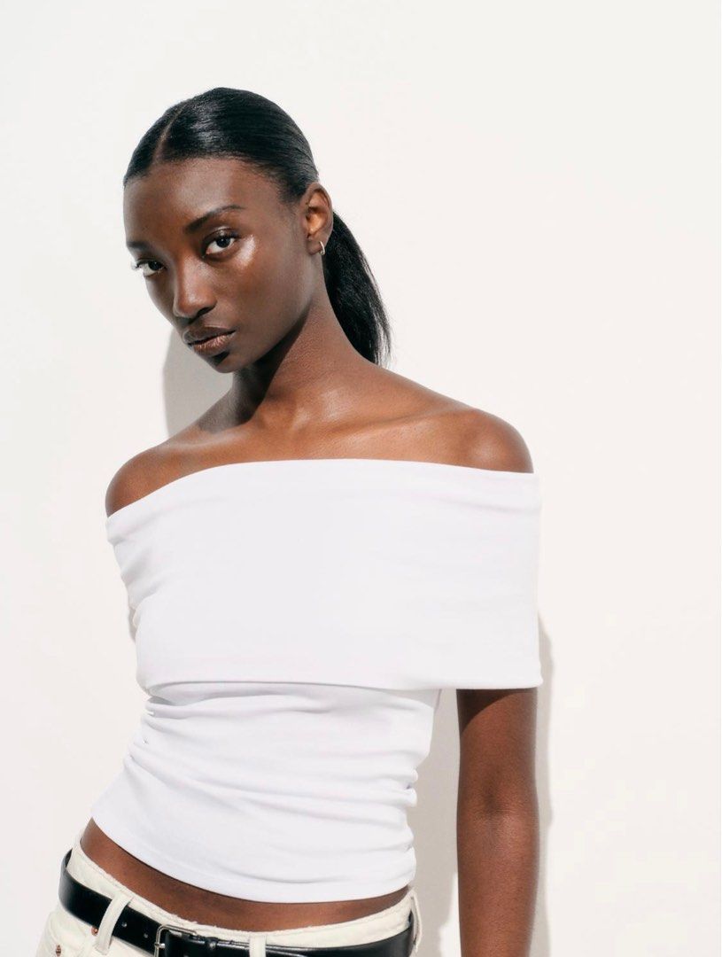 Off the shoulder sweater zara clearance