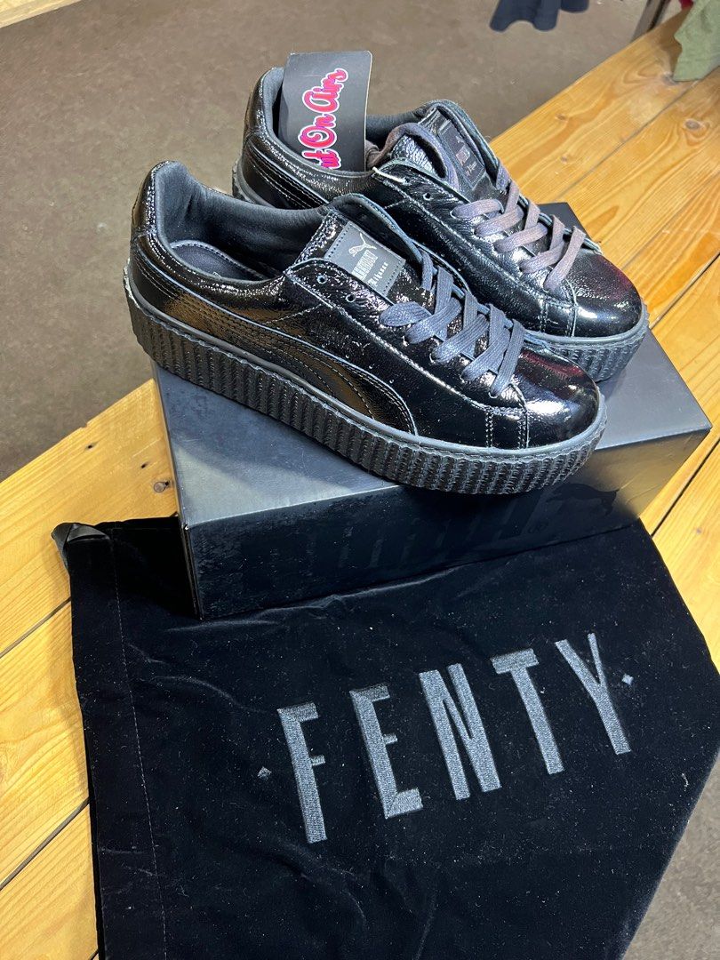 BRAND NEW ORIGINAL PUMA x FENTY BY RIHANNA 2017 CRACKED CREAPER Women s Fashion Footwear Sneakers on Carousell