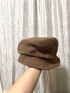 Brown Casual Beret Hat