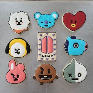 BTS BT21 Among Us Sugar Cookies (12pcs/box)