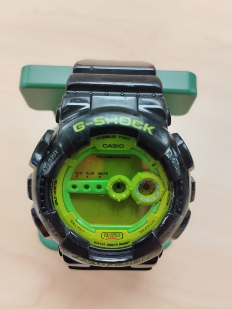 CASIO G-SHOCK GD100SC 1JF ライムグリーン　腕時計 CASIO G-SHOCK GD100SC 1JF ライムグリーン 腕時計