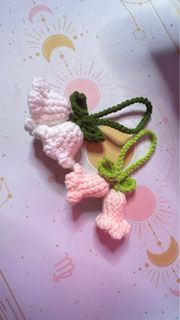 Crochet lily of the valley Charm