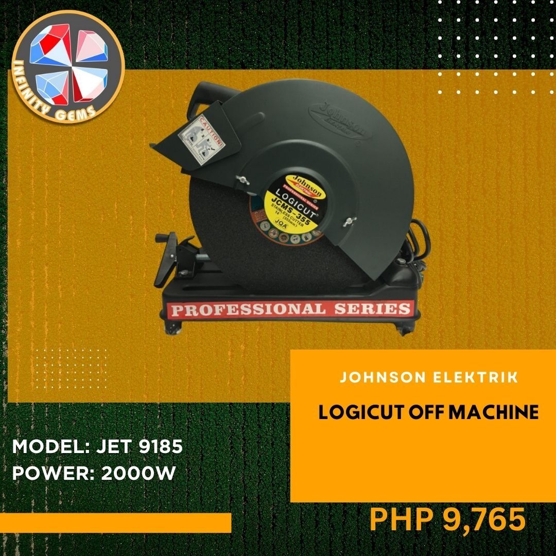 CUT OFF MACHINE JCMS-355 JOHNSON ELEKTRIK (Category: Construction Tools & Equipment) located in San Jose del Monte. Submitted by infinity_gems (Listing ID 1217697208, Image 2). Description: MODELJCMS-355 Power: 2000W, 220V/60Hz No. Load Speed 0-2,800rpm Disc. Diameter 14" (300mm).