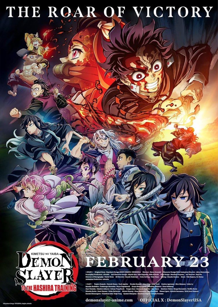 POSTER] Demon Slayer: Kimetsu No Yaiba - To the Hashira Training (2024),  Hobbies & Toys, Toys & Games on Carousell