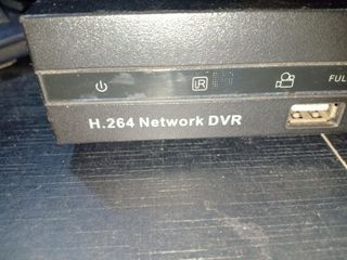 DVR for CCTV with remote control used.