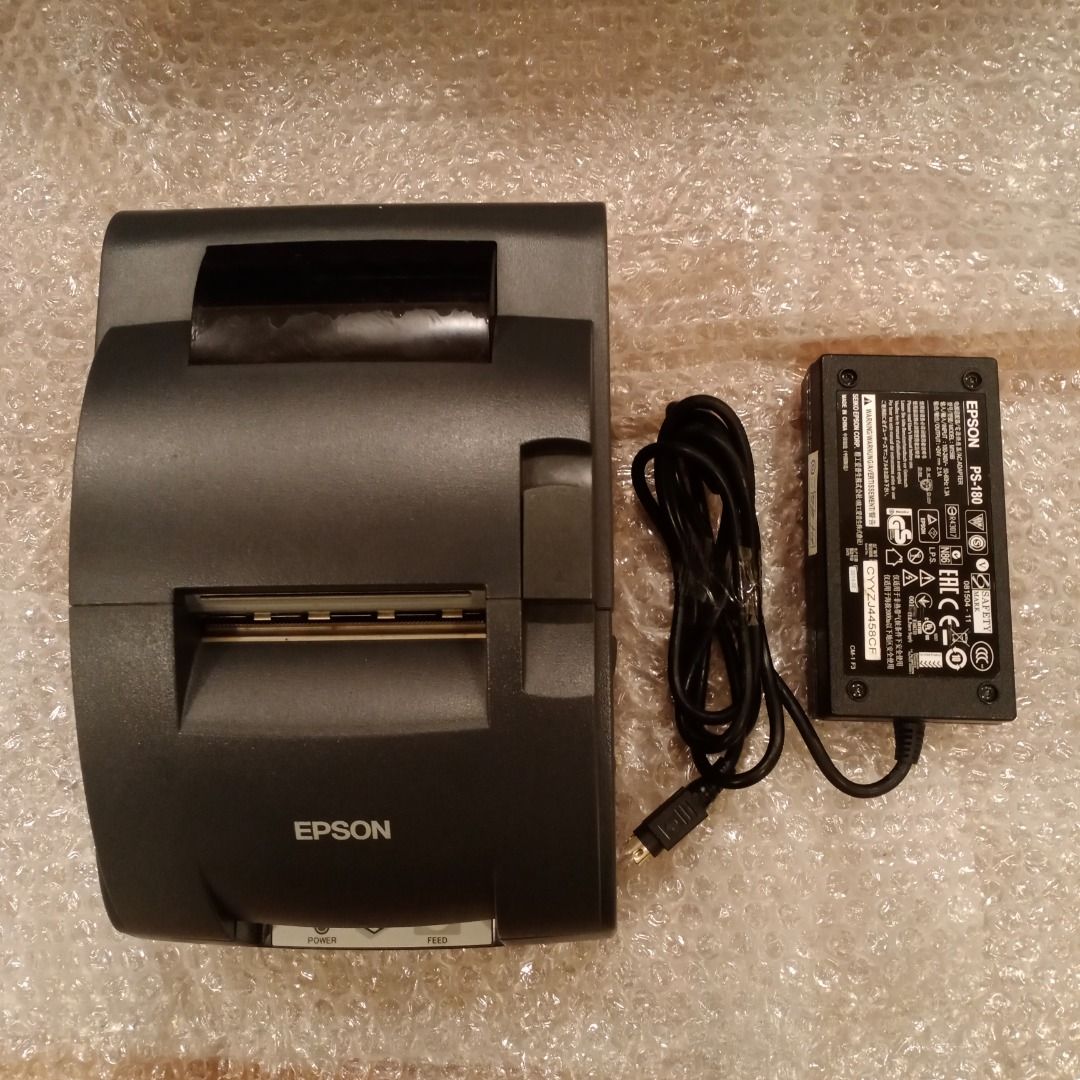 Epson TM-U220D POS Printer (Category: Office & Business Technology) located in Quezon City. Submitted by foxsquaredeals (Listing ID 1296245580, Image 1). Description: Used Original Epson Printer for Sale! Price: P3, 500 Quantity: 5 Remarks: No Power Cable For full specs, please visit: https://www.epson.com.ph/For-Work/Printers/POS-Printers/Epson-TM-U220D-POS-Printer/p/C31C515676 RFS: Used from previous business. Own pick up/SF shouldered by buyer