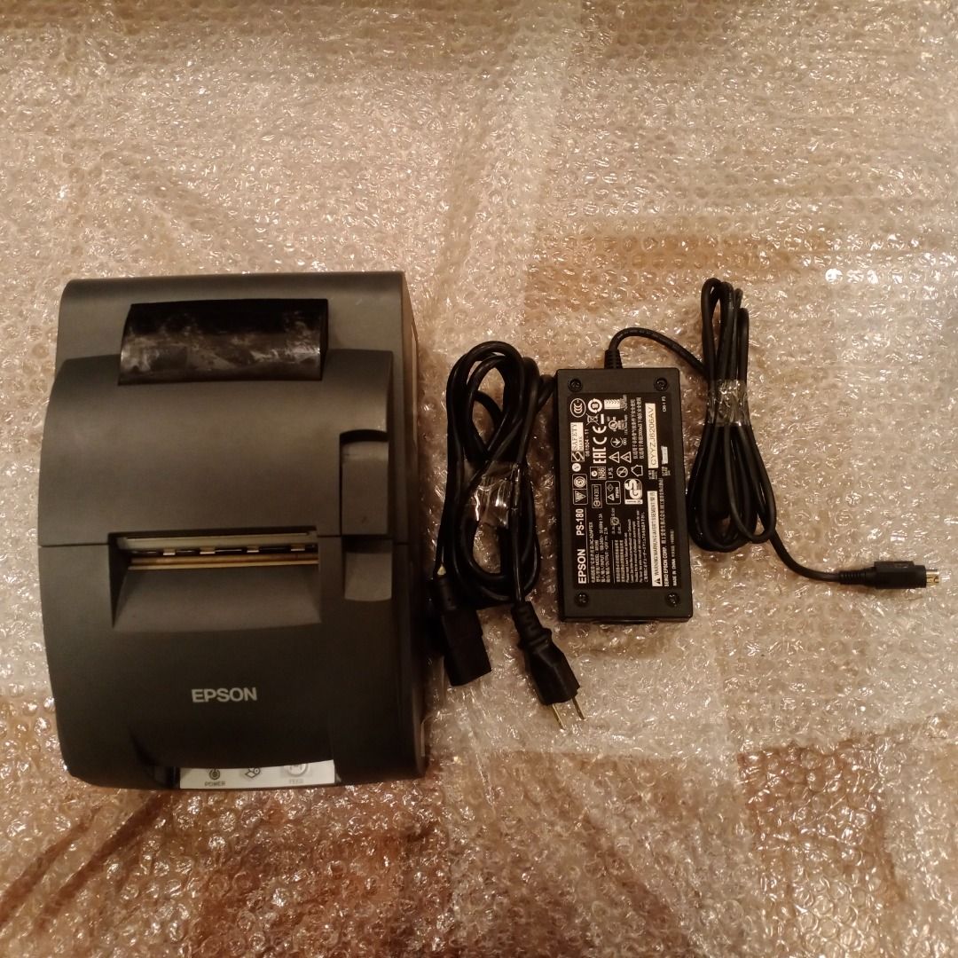 Epson TM-U220D POS Printer (Category: Office & Business Technology) located in Quezon City. Submitted by foxsquaredeals (Listing ID 1296246110, Image 1). Description: Used Original Epson Printer for Sale! Price: P3, 500 Quantity: 5 Remarks: No Power Cable For full specs, please visit: https://www.epson.com.ph/For-Work/Printers/POS-Printers/Epson-TM-U220D-POS-Printer/p/C31C515676 RFS: Used from previous business. Own pick up/SF shouldered by buyer