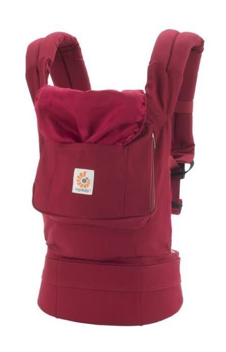 Ergo Backpack Ergobaby ORIGINAL BABY CARRIER Organic Collection cranberry NEWBORN 3.2kg with infant insert 5 5 20kg HARGA NET SUDAH MURAH Gendongan
