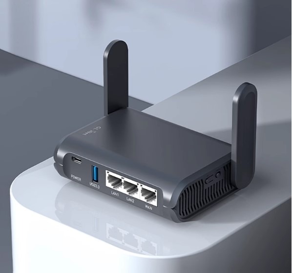 GL.iNet AXT1800 Slate AX (Travel pocket router WiFi 6), Computers ...